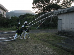 消防団合同訓練